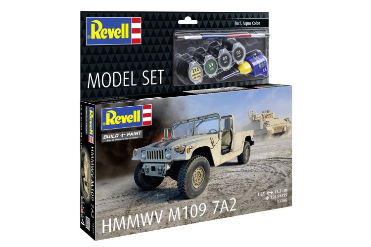 1:35 Revell 63366 Humvee M1097A2 - Pantserwagen - Militair Voertuig - Model Set - Rev63366 21 - REV63366