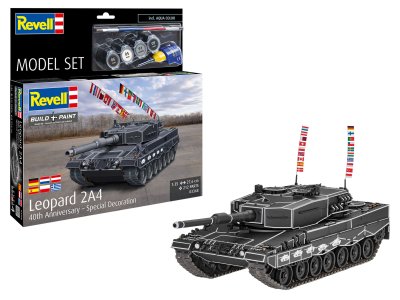 1:35 Revell 63368 Leopard 2A4 - 40th Anniversary - Special Decoration - German Main Battle Tank - Model Set - Rev63368 1 - REV63368