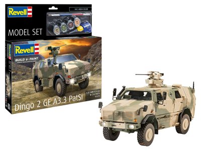 1:35 Revell 63370 Dingo 2 GE A3.3 PatSi - Duits Gepantserd Patrouillevoertuig - Model Set - Rev63370 1 - REV63370