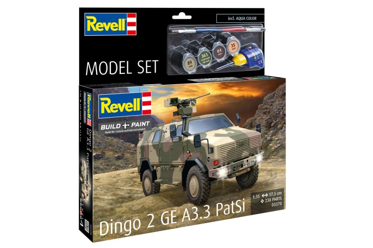 1:35 Revell 63370 Dingo 2 GE A3.3 PatSi - Duits Gepantserd Patrouillevoertuig - Model Set - Rev63370 10 - REV63370
