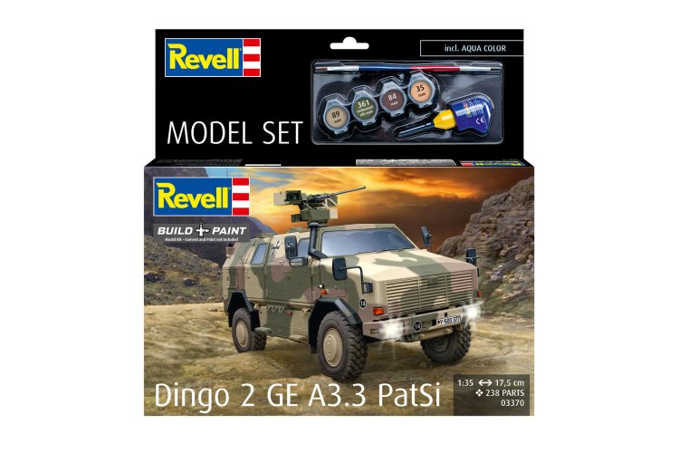 1:35 Revell 63370 Dingo 2 GE A3.3 PatSi - Duits Gepantserd Patrouillevoertuig - Model Set - Rev63370 11 - REV63370