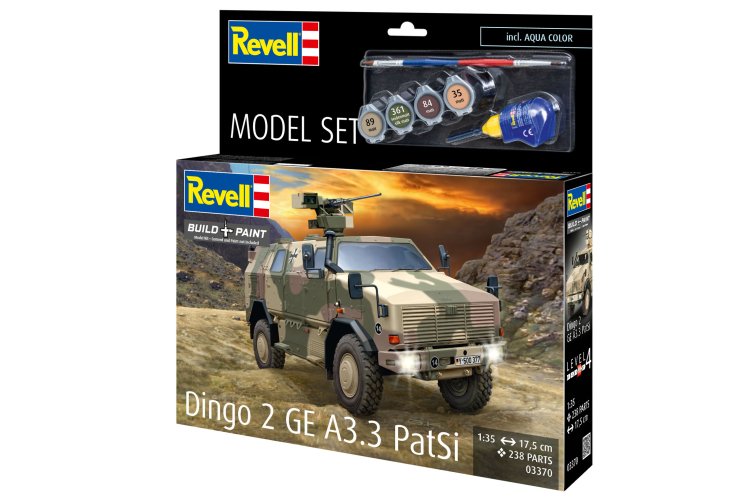1:35 Revell 63370 Dingo 2 GE A3.3 PatSi - Duits Gepantserd Patrouillevoertuig - Model Set - Rev63370 12 - REV63370