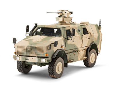 1:35 Revell 63370 Dingo 2 GE A3.3 PatSi - German Armoured Patrol Vehicle - Model Set - Rev63370 2 - REV63370