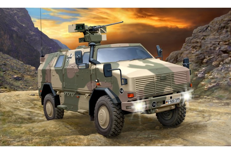 1:35 Revell 63370 Dingo 2 GE A3.3 PatSi - Duits Gepantserd Patrouillevoertuig - Model Set - Rev63370 8 - REV63370