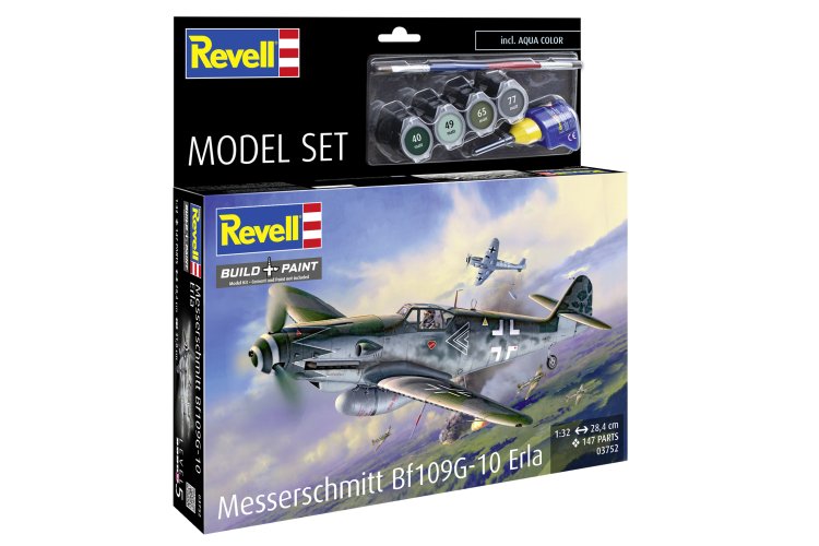 1:32 Revell 63752 Messerschmitt Bf 109G-10 Erla WWII - Duits Propellervliegtuig - Model Set - Rev63752 10 - REV63752