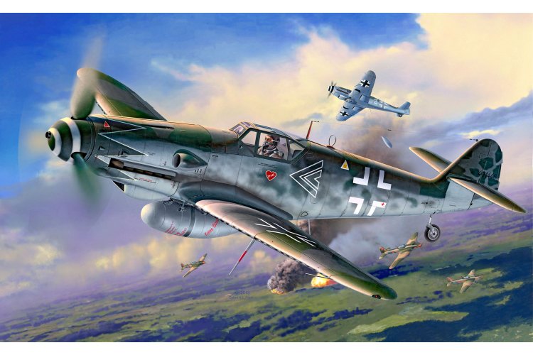1:32 Revell 63752 Messerschmitt Bf 109G-10 Erla WWII - Duits Propellervliegtuig - Model Set - Rev63752 8 - REV63752