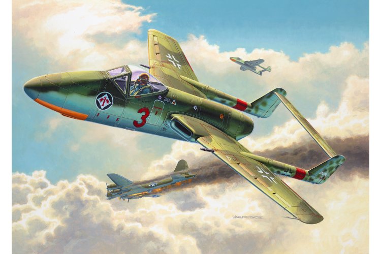 1:72 Revell 63761 Focke-Wulf TL J&auml;ger Flitzer WWII - P-series - Duits Straaljager - Model Set - Rev63761 11 - REV63761