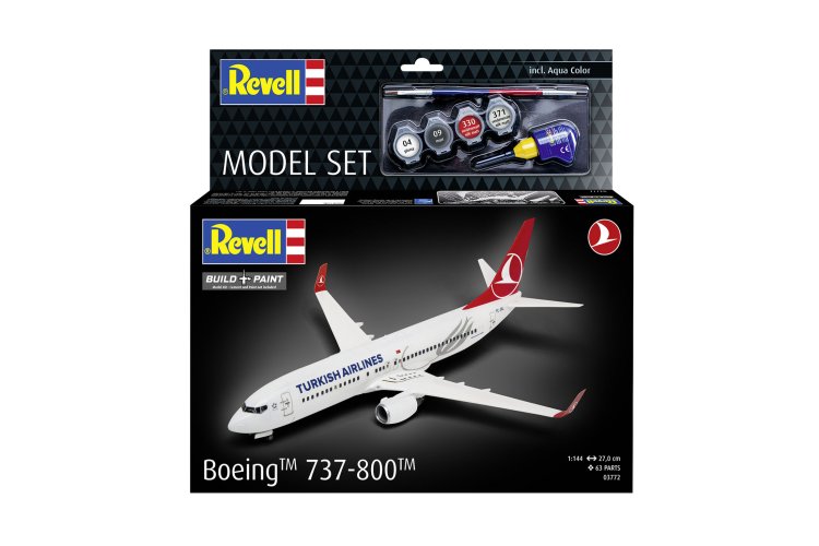 1:144 Revell 63772 Boeing 737-800 - Turkish Airlines - Passagiersvliegtuig - Model Set - Rev63772 8 - REV63772