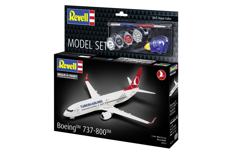 1:144 Revell 63772 Boeing 737-800 - Turkish Airlines - Passagiersvliegtuig - Model Set - Rev63772 9 - REV63772