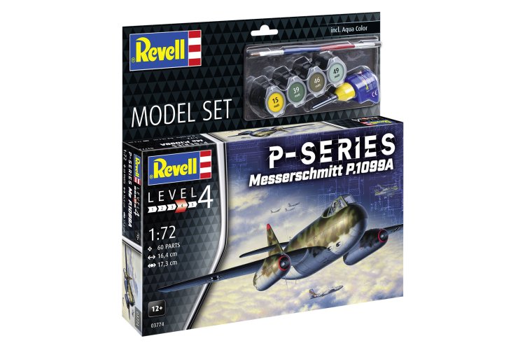 1:72 Revell 63774 Messerschmitt Me P.1099 &ndash; P-Series &ndash; Aircraft &ndash; Model Set - Rev63774 17 - REV63774