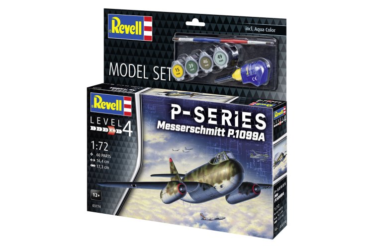 1:72 Revell 63774 Messerschmitt Me P.1099 &ndash; P-Series &ndash; Aircraft &ndash; Model Set - Rev63774 19 - REV63774