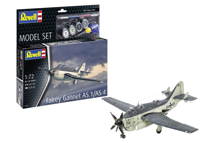 1:72 Revell 63775 Fairey Gannet AS.1/AS.4 - Propeller Aircraft - Model Set - Rev63775 1 - REV63775