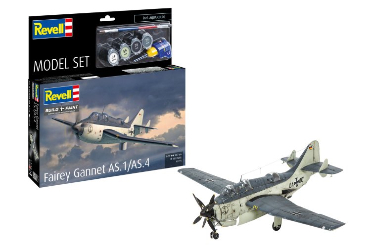1:72 Revell 63775 Fairey Gannet AS.1/AS.4 - Propeller Vliegtuig - Model Set - Rev63775 1x - REV63775