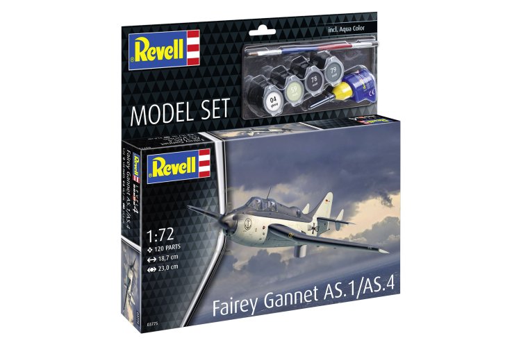 1:72 Revell 63775 Fairey Gannet AS.1/AS.4 - Propeller Aircraft - Model Set - Rev63775 40 - REV63775