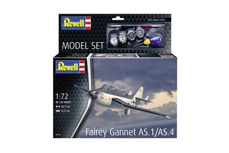 1:72 Revell 63775 Fairey Gannet AS.1/AS.4 - Propeller Aircraft - Model Set - Rev63775 60 - REV63775