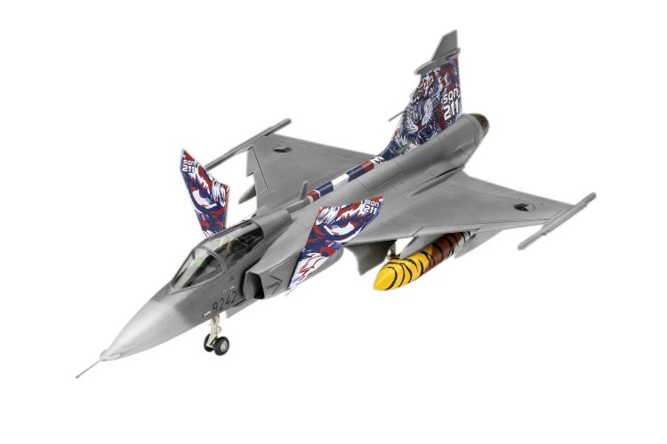 1:72 Revell 63776 Saab JAS-39C Gripen - Zweeds Gevechtsvliegtuig  - Straaljager - Model Set - Rev63776 2 - REV63776