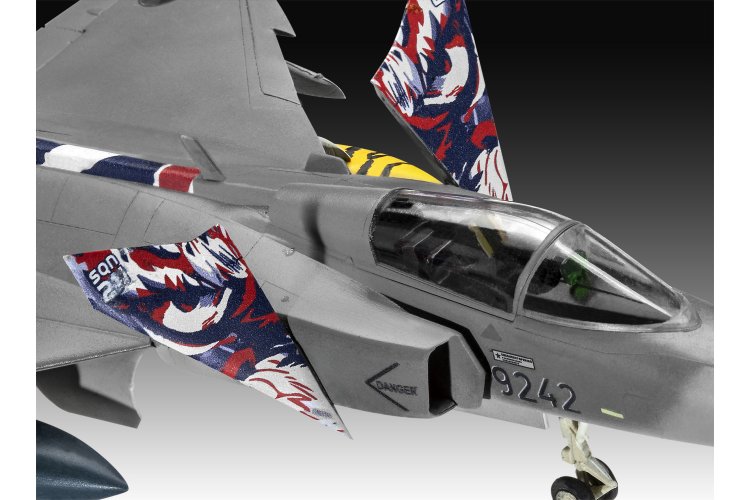 1:72 Revell 63776 Saab JAS-39C Gripen - Zweeds Gevechtsvliegtuig  - Straaljager - Model Set - Rev63776 7 - REV63776
