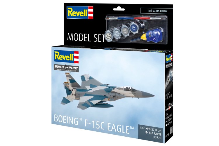 1:72 Revell 63778 Boeing F-15C Eagle - Amerikaans Militair Vliegtuig - Straaljager - Model Set - Rev63778 10 - REV63778