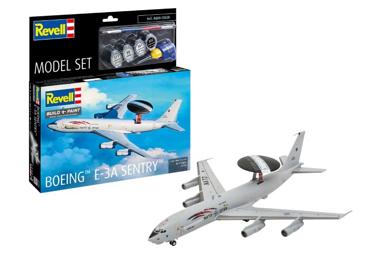 1:144 Revell 03794 Boeing E-3A Sentry / AWACS &ndash; American Jet Aircraft &ndash; Model Set - Rev63794 1 - REV63794