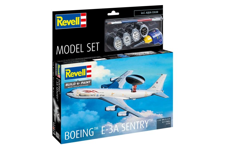 1:144 Revell 03794 Boeing E-3A Sentry / AWACS &ndash; American Jet Aircraft &ndash; Model Set - Rev63794 10 - REV63794