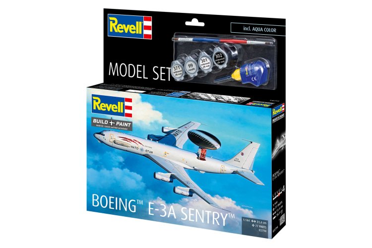 1:144 Revell 03794 Boeing E-3A Sentry / AWACS &ndash; American Jet Aircraft &ndash; Model Set - Rev63794 12 - REV63794