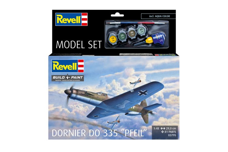 1:48 Revell 63795 Dornier Do 335 Pfeil - Propeller Aircraft - Model Set - Rev63795 12 - REV63795