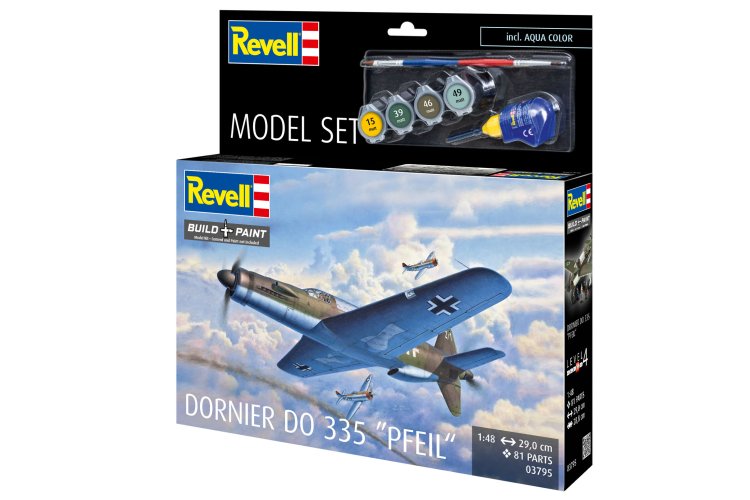1:48 Revell 63795 Dornier Do 335 Pfeil - Propeller Aircraft - Model Set - Rev63795 13 - REV63795