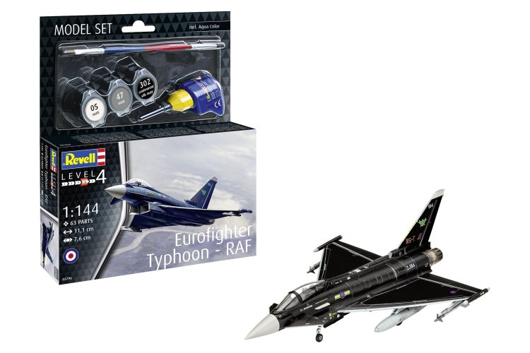 1:144 Revell 63796 Eurofighter Typhoon - RAF - Straaljager - Model Set - Rev63796 1a - REV63796