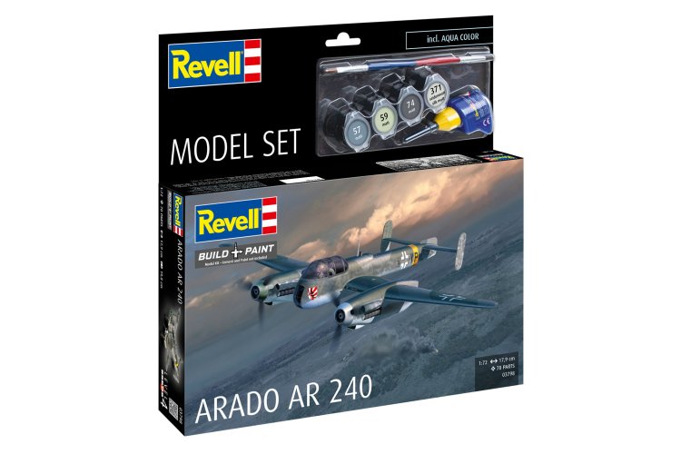 1:72 Revell 63798 Arado Ar 240 - Propeller Aircraft - Model Set - Rev63798 11 - REV63798