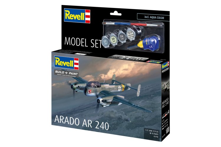 1:72 Revell 63798 Arado Ar 240 - Propeller Aircraft - Model Set - Rev63798 13 - REV63798