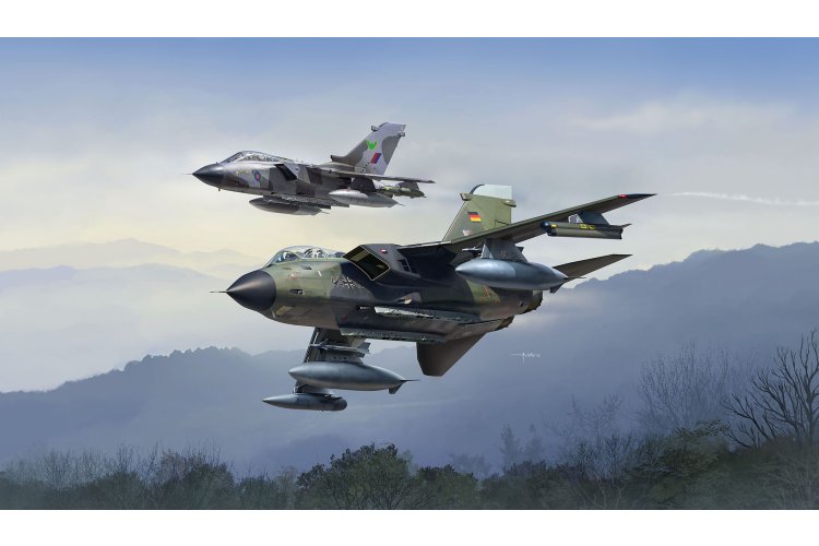1:72 Revell 63801 Tornado Twin-Pack - 50th Anniversary Panavia Tornado - 2 Jet Aircraft - Model Set - Rev63801 14 - REV63801