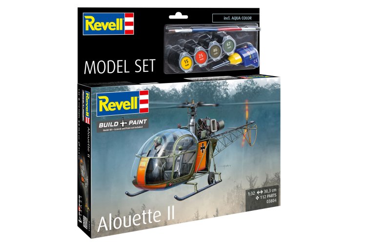 1:32 Revell 63804 Aerospatiale Alouette II Helikopter - Model Set - Rev63804 21 - REV63804