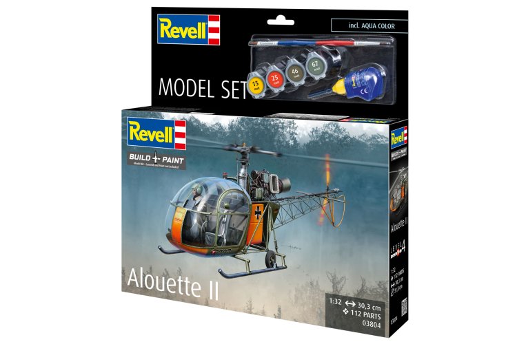 1:32 Revell 63804 Aerospatiale Alouette II Helikopter - Model Set - Rev63804 23 - REV63804