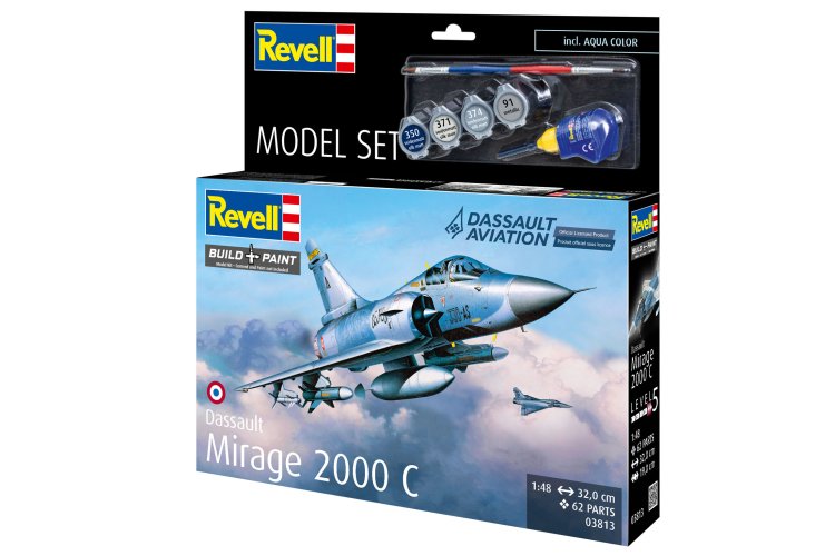 1:48 Revell 63813 Dassault Mirage 2000C - Straaljager - Model Set - Rev63813 23 - REV63813