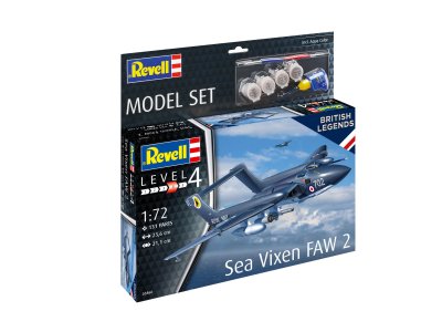 1:72 Revell 63866 Sea Vixen FAW 2 - 70th Anniversary - Model Set - Rev63866 1 - REV63866