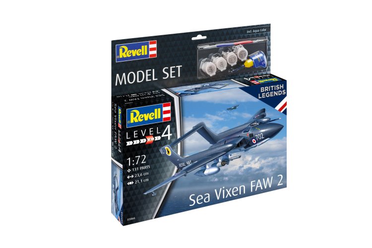 1:72 Revell 63866 Sea Vixen FAW 2 - 70th Anniversary - Model Set - Rev63866 1 - REV63866