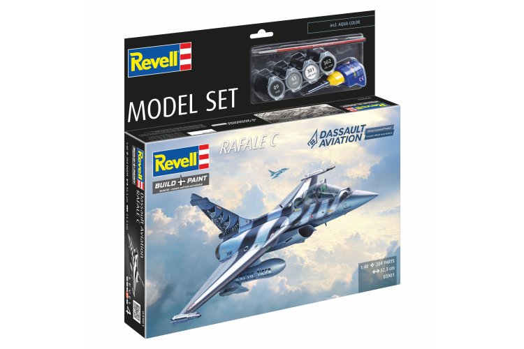 1:48 Revell 63901 Dassault Aviation Rafale C - Model Set - Rev63901 11i - REV63901