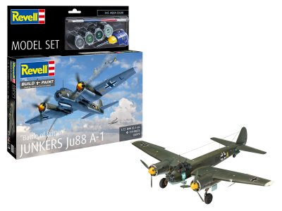 1:72 Revell 64972 Junkers Ju88 A-1 - Battle of Britain - Propeller Aircraft - Model Set - Rev64972 1x - REV64972