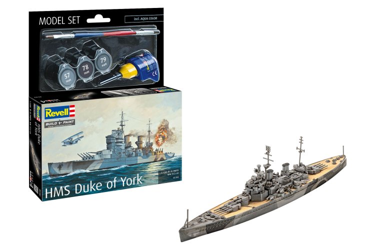 1:1200 Revell 65182 Battleship HMS Duke of York - Model Set - Rev65182 1x - REV65182