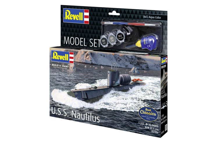 1:305 Revell 65184 U.S.S. Nautilus - SSN-571 - Amerikaanse Onderzee&euml;r - Model Set - Rev65184 12 - REV65184
