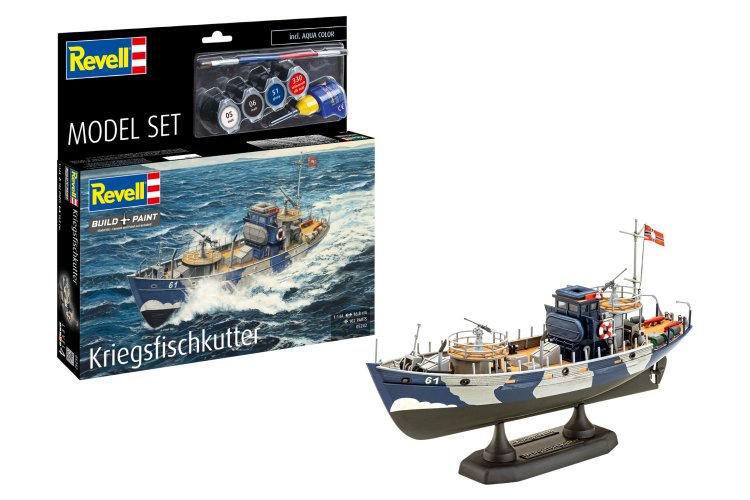 1:144 Revell 65242 KFK Kriegsfischkutter - Mine Warfare Vessels - Ship - Model Set - Rev65242 1x - REV65242