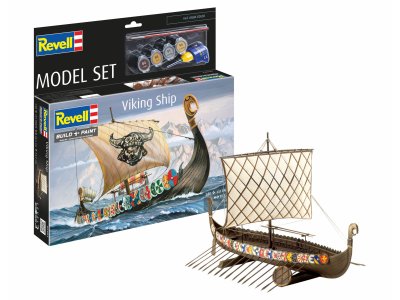 1:50 Revell 65403 Viking Ship - Model Set - Rev65403 1i - REV65403