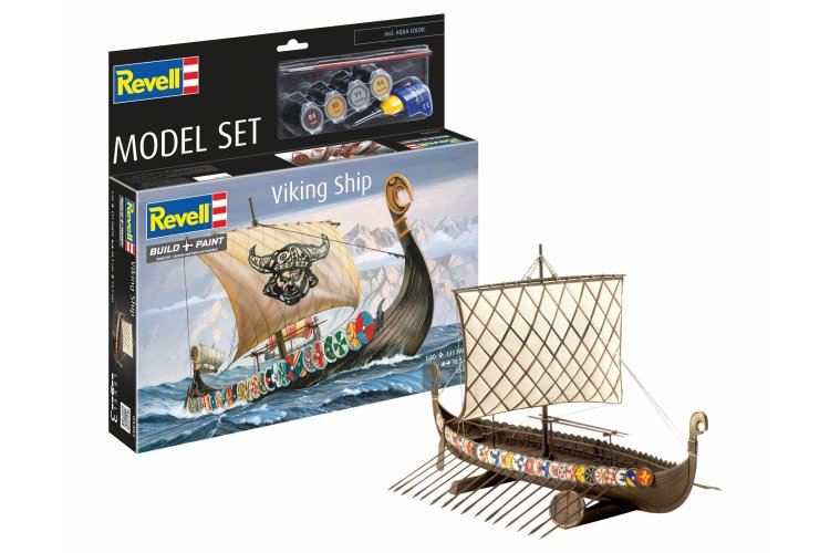 1:50 Revell 65403 Viking Ship - Model Set - Rev65403 1i - REV65403