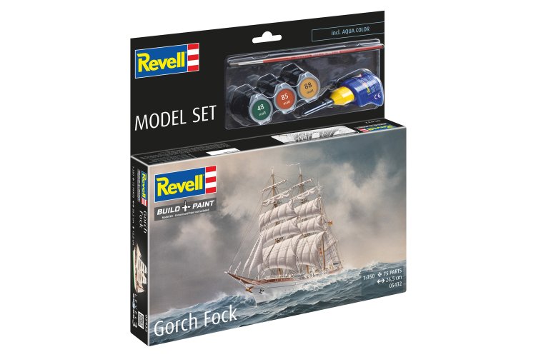 1:350 Revell 65432 Gorch Fock Ship - Model Set - Rev65432 11 - REV65432