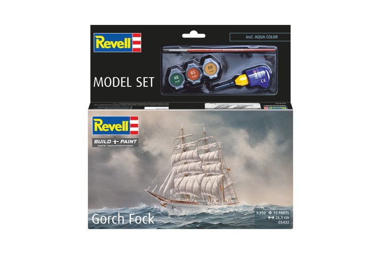 1:350 Revell 65432 Gorch Fock Ship - Model Set - Rev65432 12 - REV65432