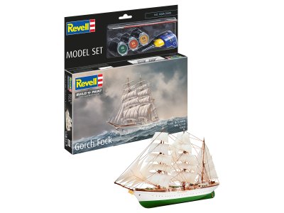1:350 Revell 65432 Gorch Fock Ship - Model Set - Rev65432 1i - REV65432