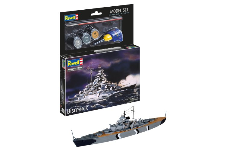 1:1200 Revell 65802 Bismarck Ship - Model Set - Rev65802 1 1 - REV65802