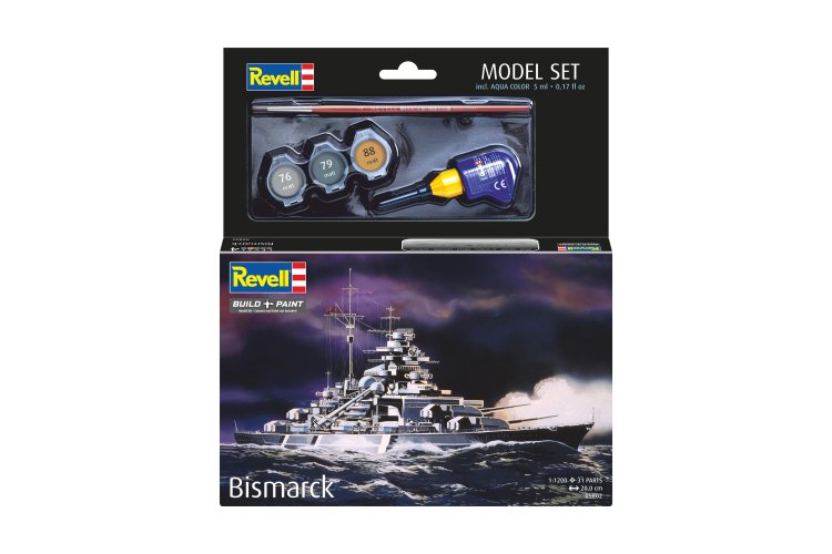 1:1200 Revell 65802 Bismarck Ship - Model Set - Rev65802 4 - REV65802