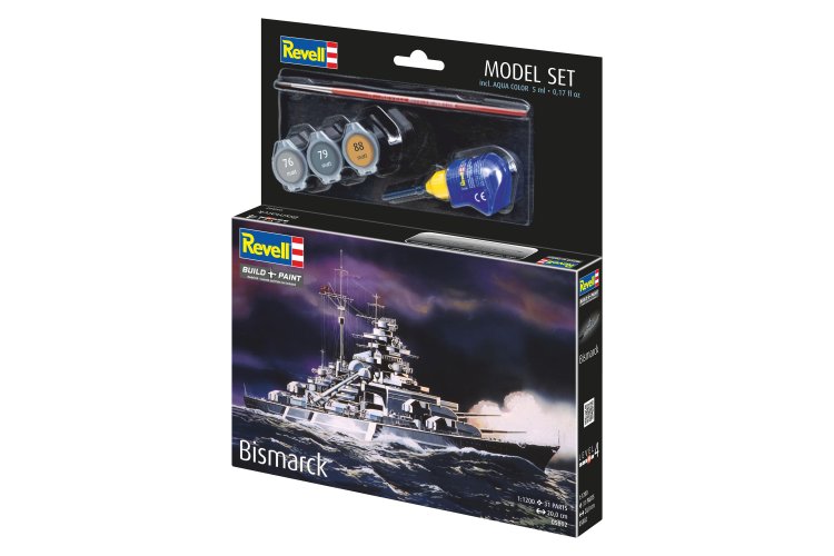 1:1200 Revell 65802 Bismarck Ship - Model Set - Rev65802 5 - REV65802