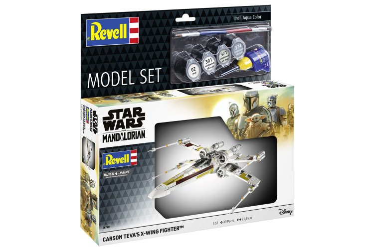 1:57 Revell 66790 Carson Teva&rsquo;s X-Wing &ndash; Star Wars The Mandalorian &ndash; Model Set - Rev66790 3 - REV66790